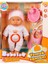 Dollz'n More Bebelou Yemek Zamanı Sesli Bebek Seti 35 Cm. - Pembe 6