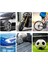 12V Fenerli Kompresör Araç Lastik Şişirme Pompası Araba Bisiklet Motor Için Taşınabilir Göstergeli 3