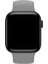 Watch 2 3 4 5 6 7 8 9 Se 42 44 45 49MM Uyumlu Solo Loop Silikon Kordon Gri Large Beden 3