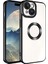 - Apple iPhone 15 - Kılıf Kamera Korumalı Logo Gösteren Omega Kapak - Siyah 1