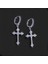 2 Pairs Şık Küpe Damızlık Küpe Mizaç Geometrik Zirkon Eardrop Takı Çapraz Küpe Nefis Batı Tarzı Kulak Takı (Yurt Dışından) 2