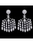 ET-430 Canpel Düğün Takı Lüks Temizle Zirkon Kristal Rhinestones Uzun Damla Küpe Kadınlar Için Moda Gelin Küpe Yüksek Kalite (Yurt Dışından) 1