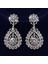 ET-575 Canpel Düğün Takı Lüks Temizle Zirkon Kristal Rhinestones Uzun Damla Küpe Kadınlar Için Moda Gelin Küpe Yüksek Kalite (Yurt Dışından) 5
