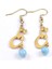 Gd Lan Farsça Aşk Şiirleri Doğal Taş Paslanmaz Çelik Dangle Küpe Damla Küpe Farsça Takı Kadınlar Için Buklet Oreille E3503 (Yurt Dışından) 5