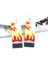 003 Sanjiao Iblis Avcısı Kimetsu Hiçbir Yaiba Küpe Kadınlar Için Kız Anime Takı El Yapımı Halka Küpe Akrilik Küpe Pendientes 1.8*1.4cm (Yurt Dışından) 4