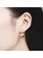 Avusturya Elements Bella Platinum-Bk Elmas Moda Kristalleri Damla Küpe Gümüş Renk Yuvarlak Dangle Küpe Kadınlar Için Noel Düğün Bijoux (Yurt Dışından) 5