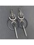 ER2210 Trendy Retro Yılan Düzensiz Geometrik Spiral Küpe Kadınlar Yaratıcı Awl Kolye Küpe Vintage Dangle Küpe Takı Hediyeler (Yurt Dışından) 3