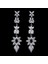 ET-972 Canpel Düğün Takı Lüks Temizle Zirkon Kristal Rhinestones Uzun Damla Küpe Kadınlar Için Moda Gelin Küpe Yüksek Kalite (Yurt Dışından) 1