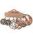 SET-2526-BBBB Bronz Gümüş Renk Etnik Küpe Setleri Takı Uzun Metal Püskül Sarkan Küpe Kadınlar Için Yaprak Çiçekler Geometrik Küpe (Yurt Dışından) 1