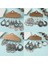 SET-2526-BBBB Bronz Gümüş Renk Etnik Küpe Setleri Takı Uzun Metal Püskül Sarkan Küpe Kadınlar Için Yaprak Çiçekler Geometrik Küpe (Yurt Dışından) 4