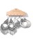 SET-2488-BBBB Bronz Gümüş Renk Etnik Küpe Setleri Takı Uzun Metal Püskül Sarkan Küpe Kadınlar Için Yaprak Çiçekler Geometrik Küpe (Yurt Dışından) 1