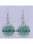 SILVER23 Moda Yeni Dart Hedef Küpe Dijital Hedef Küpe Cabochon Cam Charm Küpe Kadın Delici Küpe Takı (Yurt Dışından) 1