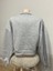 Kadın Fermuar Crop Sweatshirt Gri 2