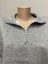 Kadın Fermuar Crop Sweatshirt Gri 4