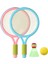 Çocuk Badminton Tenis Başlayanlar Plaj Için Çifte (Yurt Dışından) 4