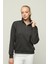 Kadın Yarım Fermuar Dik Yaka Regular Kadın Polar Sweatshirt 1