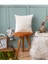 Dfn Home Retro Beyaz Motifli Krem Kırlent 43X43 1