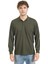Erkek Polo Yaka Cepli Uzun Kollu Mevsimlik Sweatshirt 1103-HAKI Yeşili 1