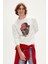 Rebel Crewneck Erkek Beyaz Sweatshirt 23.02.12.019-C04 1