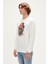 Rebel Crewneck Erkek Beyaz Sweatshirt 23.02.12.019-C04 3