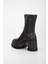 Chester Kadın Streç Fermuarlı Bot Siyah Cilt 5