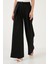 Pileli Yüksek Bel Regular Fit Geniş Paça Pantolon Bayan Pantolon 611PL033 2