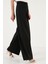 Pileli Yüksek Bel Regular Fit Geniş Paça Pantolon Bayan Pantolon 611PL033 3