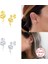 1 Çift Gümüş F.ı.n.s Yığını Yaratıcı Yılan 925 Ayar Gümüş Klipsli Küpe Kadınlar Için Gotik Küpe Deliksiz Sahte Piercing Kulak Manşet (Yurt Dışından) 3