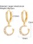 ER121G6 Güneş Ay Yıldız Kristal Hoop Küpeler Kadınlar Için Mikro Açacağı Cz Eşleştirilmiş Piercing Dangle Küpe Trendy Kore Yeni Moda 2022 (Yurt Dışından) 1