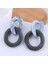 ES3747 Gri Renk Vintage Dangle Küpe Kadınlar Için Degrade Reçine Akrilik Bildirimi Damla Küpe Avrupaamerikan Kulak Aksesuarları (Yurt Dışından) 5
