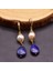GE0922 Glseevo Doğal Lapis Lazuli Yaprak Sıradışı Damla Küpe Kadınlar Için Charm Tasarım Dangle Küpe Güzel Takı Düğün Hediyesi GE0897 (Yurt Dışından) 1