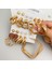 51362 Lats Vintage Inci Küpeler Set Metal Altın Renk Dangle Küpe Trendy Kalp Kelebek Halka Küpe Geometrik Moda Takı (Yurt Dışından) 2