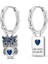 YFE001 Gümüş 925 Unicorn Gökkuşağı Asimetrik Damla Küpe Kadınlar Için Orijinal Tasarım Takı Dangle Küpe Pendientes Mujer (Yurt Dışından) 3