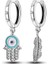 YFE001 Gümüş 925 Unicorn Gökkuşağı Asimetrik Damla Küpe Kadınlar Için Orijinal Tasarım Takı Dangle Küpe Pendientes Mujer (Yurt Dışından) 4