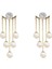 AAA0322-1 Moda Inci Uzun Püskül Kristal Küpe Dangle Kadınlar Rhinestone Damla Küpe Takı Hediyeler Düğün Parti Takı (Yurt Dışından) 3