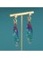 01 Degrade Reçine Simülasyon Kanat Damla Küpe Kadınlar Için Rhinestone Ağustosböceği Kelebek Kanatları Küpe Dangle Küpe Takı Hediye (Yurt Dışından) 2