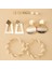 Set 20 6 Çift Inci Damla Küpe Seti Büyük Daire Piercing Kalp Kelebek Hoop Küpe Kadınlar Kız Için Sevimli Kulak Çıtçıt Toka Takı (Yurt Dışından) 1