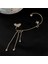 EJ318 Gümüş Sağ Moda Köpüklü Kristal Yaprak Kulak Klipsi Çiçekler Kelebek Piercing Olmadan Küpe Kadınlar Için Zarif Kulak Manşet Düğün Takısı (Yurt Dışından) 5