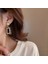 Gül Rhinestones Inci Geometrik Dangle Küpe Kadınlar Için Retro Deri Xiaoxiang Lüks Balıksırtı Küpe 2022 Yeni Trend Sonbahar Kış Takı (Yurt Dışından) 3