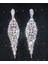 Stil 6 Uzun Püskül Küpe Üzerinde Klip Rhinestone Avize Boho Saçak Zincir Küpe Düğün Gelin Parti Takı Için (Yurt Dışından) 4