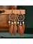 Red-6 Kadın Küpe 2022 Trend Piercing Asılı Küpe Vintage Tüy Kadın Aksesuarları Moda Retro Kadın Küpe Takı (Yurt Dışından) 2