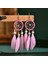 Red-6 Kadın Küpe 2022 Trend Piercing Asılı Küpe Vintage Tüy Kadın Aksesuarları Moda Retro Kadın Küpe Takı (Yurt Dışından) 5
