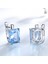 Topaz Umcho Lüks 8.0ct Gök Mavisi Topaz Taş Takı Katı 925 Ayar Gümüş Klipsli Küpe Kadınlar Için Doğum Günü Hediyesi Moda (Yurt Dışından) 4