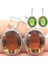 Zultanite Küpe 40X21MM Büyük Oval Takı Seti 17.5g Renk Değiştiren Sultanite Alexandrite Topaz Gümüş Küpe Kolye Göz Alıcı (Yurt Dışından) 2