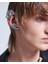 F 1 Çift Cyberpunk Gotik Trend Alien Eğrisi Zirkon Metal Kulak Kancası Kadınlar Için Unisex Kaya Hip Hop Kulak Klipsi Y2K Takı Huanzhı 2022 Yeni (Yurt Dışından) 4