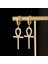 OHE024-3 Hip Hop Ankh Dangle Hoop Küpe Erkekler Için Kaya Punk Aksesuarları Buzlu Out Zirkon Delici Klipsli Küpe Moda Takı OHE111 (Yurt Dışından) 4