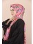 ŞEKER PEMBE Loryan Scarf Linen Summer Gül Şal 4