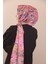 ŞEKER PEMBE Loryan Scarf Linen Summer Gül Şal 5