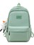 Schoolbag Kız Öğrenci Ortaokul Öğrencisi Lise Öğrencisi Büyük Kapasiteli Üniversite Öğrencisi Sırt Çantası Ins Tarzı Basit Sırt Çantası Bilgisayar Çantası (Yurt Dışından) 1