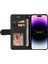 iPhone 15 Pro Max Telefon Deri Kılıf Cüzdan Stand Telefon Kapağı (Yurt Dışından) 2